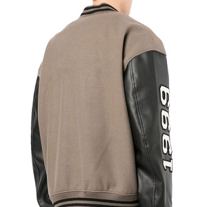 Prix de gros, logo personnalisé, broderie, vestes universitaires pour hommes, prix compétitif, manches longues, col rond, vestes universitaires - Product Image 4