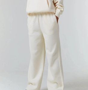 Conjunto Deportivo de Sudadera con Capucha Extra Grande de Algodón de Alta Calidad para Mujer, con Logotipo Personalizado, Estilo Francés, Holgado y Liso - Product Image 3