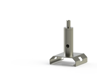Kit de suspension d'éclairage sur rail réglable avec clip et pince pour éclairage de travail
