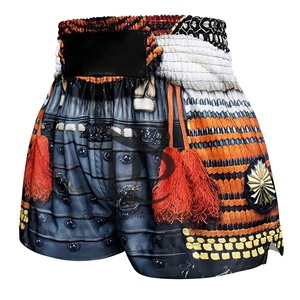 Short de Muay Thai de MMA unisexe avec logo personnalisé imprimé en gros pour hommes et femmes équipement de combat extensible respirant - Product Image 6