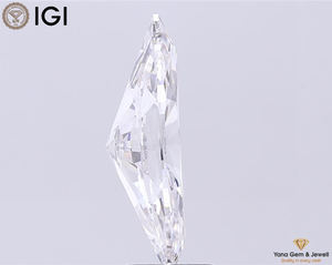 4.00 carat Marquise forme laboratoire cultivé CVD diamant F couleur VS1 clarté 17.47mm préfet pour pièce de déclaration de signature - Product Image 3