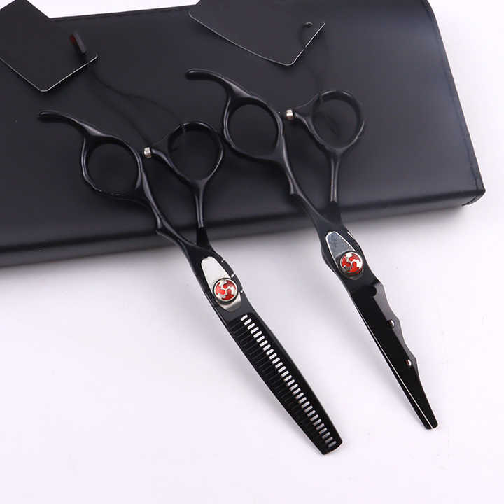 TOP Professional Custom Made Barber Scissor Set Stylish Color Finish with Sharp Ceramic Handle Best Hair Cutting Scissors