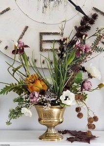 Jarrón de Metal Dorado Antiguo para Flores, Venta al por Mayor, Precio de Oferta, Centro de Mesa de Boda Hecho a Mano de Aluminio, Jarrón Dorado para Flores - Product Image 3