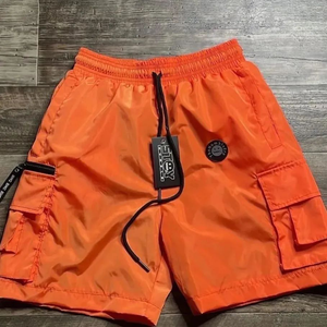 Vente en gros multicolore Grandes poches Oversize Confort Taille élastique Short coupe-vent personnalisé Short cargo en nylon pour hommes - Product Image 2