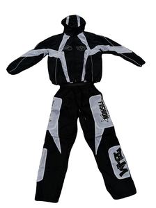 Ensemble survêtement unisexe coupe-vent à capuche imprimé avec logo personnalisé, pantalon de survêtement, ensemble 2 pièces, 100% polyester, coupe-vent, respirant, taille plus - Product Image 6