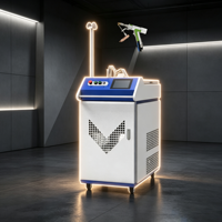 Machine de soudage laser portable en continu pour la soudure flexible de tôles, de pièces de machines, de cadres et de structures métalliques