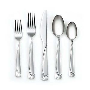 Inexpensive New Design Wedding Party Flatware <b>Mirror</b> Polish <b>Gold</b> Plated Cutlery Luxury Stainless Steel Silverware Cutlery Set - Product Image 4