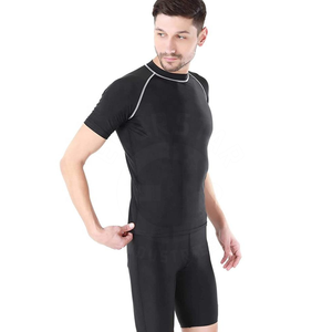 เสื้อรัชการ์ดแขนยาวสำหรับผู้ชายเสื้อรัชการ์ดสำหรับโต้คลื่นว่ายน้ำ MMA และอื่นๆจากปากีสถานออกแบบโลโก้ได้ตามต้องการ - Product Image 4