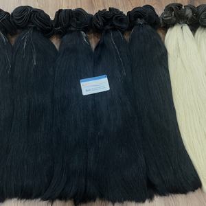 วิกผมแท้แบบเรมี่สองชั้นสำหรับต่อผมมนุษย์แบบผูกด้วยมือธรรมชาติไม่พันกัน - Product Image 6