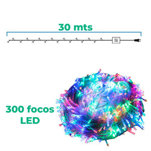 Magica Ghirlanda LED Colorata da 30 Metri, Display Ecologico per Celebrazioni Indimenticabili - Product Image 1