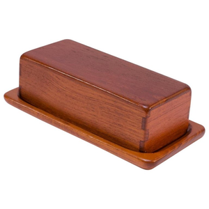 Caja de mantequilla de madera de acero inoxidable marrón oscuro para mantequilla corporal para caja de forma cuadrada productos de calidad superior - Product Image 1