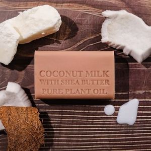 Savon de bain à l'huile de coco EXPAD - Savon en barre transparent végétalien fait à la main avec des propriétés hydratantes et blanchissantes pour tous les types de peau - Product Image 5