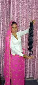 Extensiones de cabello humano natural Remy, extensiones de cabello humano natural de primera calidad, estilo de grado 100% - Product Image 2