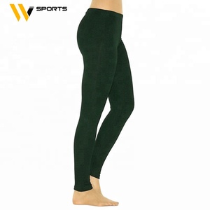 Medias con panel de malla de poliéster/algodón apiladas transpirables de talla grande para mujer de compresión con logotipo personalizado sin costuras de cintura alta para gimnasio - Product Image 4
