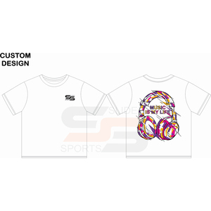 T-shirts surdimensionnés 100% coton pour hommes femmes Streetwear col rond manches courtes avec impression bouffante T-shirts respirants grande taille - Product Image 1