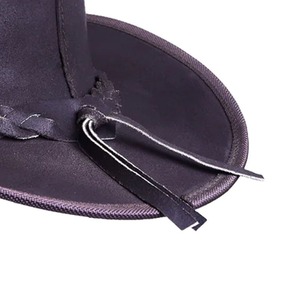 Toda la tasa de venta de calidad superior de cuero de ante genuino sombrero de copa corto 2024 sombrero de vaquero de cuero para adultos - Product Image 4
