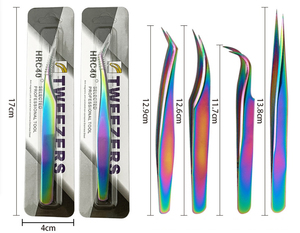Vente en gros de cils de qualité en acier inoxydable Outils pour cils Pince à épiler à pointe en fibre de marque privée pour l'extension des cils - Product Image 6