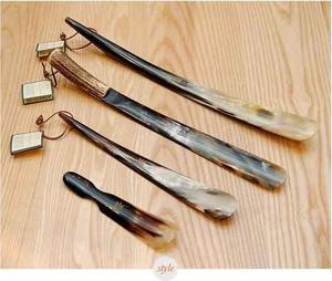 Rustic Handmade Natural Buffalo <b>Horn</b> Adjustable Oval <b>Shoe</b> <b>Horn</b> by MARCO ENTERPRISES Sleek and Stylish Long-lasting and Durable - Product Image 4