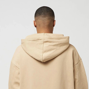 Sudadera con capucha para hombre al por mayor 100% poliéster 2025 estampado de manga larga básico, sudaderas con capucha para hombre de gran tamaño con estampado de mezcla de algodón - Product Image 3