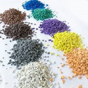 Granulés de caoutchouc EPDM recyclé colorés, qualité moulage par soufflage, poudre haute résistance pour applications d'équipements sportifs (-40°C à -60°C) - Product Image 1
