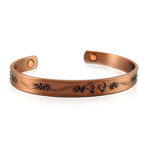 New Arrival Handmade Solid & High Pure <b>Copper</b> Bracelet Fashion <b>Bangle</b> in Wholesale Price - Product Image 1