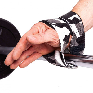 Sangles d'haltérophilie unisexes antidérapantes Figure 8 Sangles d'haltérophilie pour entraînement de gymnastique à usage intensif Sangles de levage avec logo OEM personnel et design unisexe. - Product Image 5