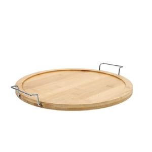 Venta caliente estilo de lujo bandeja de servicio de madera forma personalizada tamaño mango de Metal cocina fiesta en casa color personalizado - Product Image 2