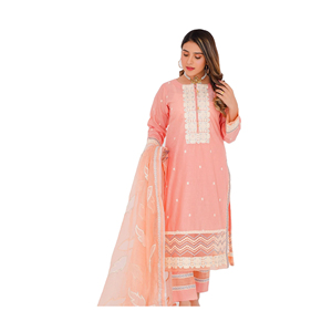 Fabrication de robes Shalwar Kameez de créateur fantaisie à broderie lourde style pakistanais et indien pour femmes - Product Image 1