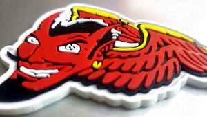 Parachoques de casco de béisbol personalizados 3M Base de respaldo adhesivo Casco de bola 2D 3D con logotipos de equipos de béisbol de doble cinta - Product Image 3