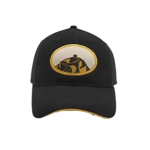 Custom Logo <b>Quick</b>-<b>Dry</b> Performance Golf Hat 5-Panel Moisture-Wicking Sports <b>Cap</b> For Men Metal Clip Closure For Golf Tournaments - Product Image 1