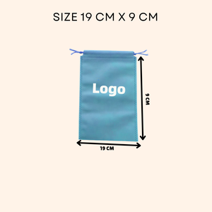 Premium Spunbond Customizable <b>Drawstring</b> Tote Durable Nonwoven Eco <b>Pouch</b> with Logo Print - Product Image 2