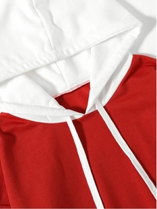 Sudadera con Capucha de Alta Calidad para Hombre, Invierno, Lisa, Teñida, Forro Polar de Poliéster/Algodón, Impresión Digital 3D en Espuma, Ecológica, Gruesa - Product Image 4