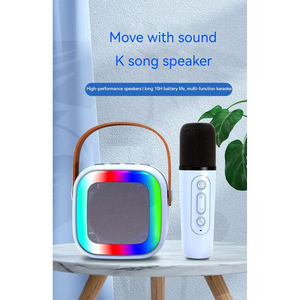 Altavoz Bluetooth Cubo LED RGB Cubik con Micrófono Inalámbrico, Sistema de Karaoke, Audio Portátil con Asa de Transporte - Product Image 3