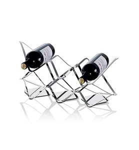 Estante de Pared para Botellas de Vino de Diseño de Lujo TQC, Acabado Plateado, Metálico, Ecológico, Moderno, para Bares, Hoteles, Restaurantes, Decorativo, Gran Venta - Product Image 1