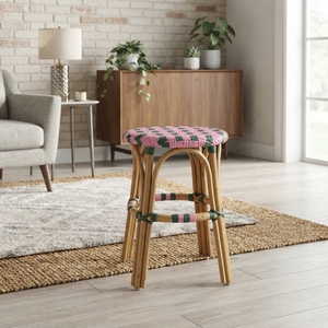 Silla Infantil de Ratán Hecha a Mano, Mimbre Natural, para Cuarto de Juegos, Linda, Ligera, Portátil, Plegable, para Interiores y Exteriores, Muebles Infantiles - Product Image 2
