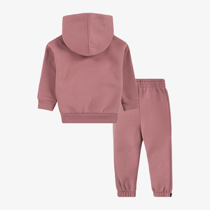 Sudadera con capucha de lana para niños Otoño Invierno Chándales Dos piezas con bolsillo frontal para niños - Product Image 2