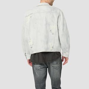 Veste en jean pour homme respirante de haute qualité, légère, décontractée, tendance, vente flash, nouvelle, grande taille, 100% coton - Product Image 3