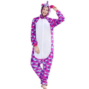 Vente en gros de pyjama de noël chaud pour femmes adultes en polaire manches longues pantalons longs respirants 100% coton - Product Image 1