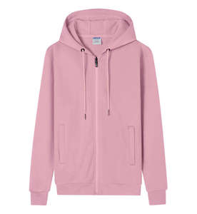 High Quality Manufacturer Low MOQ Unisex Zipper-Up Oversized Winter Embroidered 100% Cotton Custom Print <b>Hoodie</b> with Your Logo - Product Image 1
