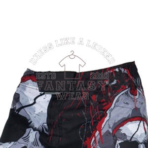Pantalones Cortos de Fitness MMA con Transferencia Térmica y Logotipo Personalizado FANTASY WEAR OEM Premium, Pantalones Cortos con Logotipo Preimpreso - Product Image 5
