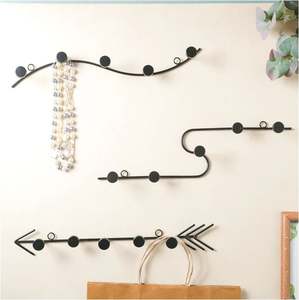 Crochet mural traditionnel en métal pour cuisine salle de bain maison bureau décoration murale armoire patère fabriqué en inde quantité en vrac en gros - Product Image 6