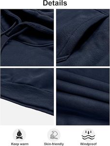 Sudadera con capucha de algodón de alta calidad Sudadera con capucha informal de tela duradera para hombres y mujeres - Product Image 6