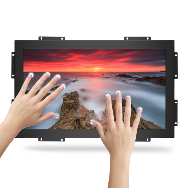10.1 13.3 19 Inch Android Capacitive Touch Monitor IP65 Waterproof Open , Embedded Industrial/medical Touch Led Monitor