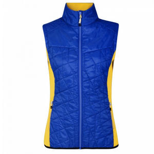 Coupe-vent imperméable ultra léger Gilet matelassé à fermeture éclair pour femmes Gilet d'hiver à capuche rembourré Veste chaude Veste d'extérieur Gilet OEM - Product Image 6
