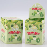 Apple Clear Bags with Blueberry Color Strawberry Sour and Sour OEM Box Candy Unit Piece Packaging Sugar Decoration Type