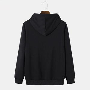 เสื้อฮู้ดลำลองแขนยาวสำหรับผู้ชาย, สินค้ามาใหม่ฤดูหนาวเล่นกีฬาแบบสวมหัวเสื้อผ้าออกกำลังกายแขนยาวพิมพ์ลายขนแกะหนา - Product Image 2