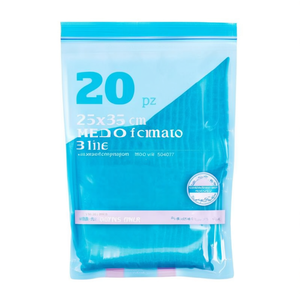 Sacs de congélation 20 pièces (23 x 35 cm) avec attaches GELO Transparent bleu clair 504077 - Product Image 2