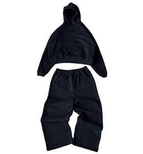 Sudadera con Capucha para Hombre, Personalizada, de Felpa Gruesa, Transpirable, Ecológica, Holgada, con Hombros Caídos, para Invierno, Color Sólido, Corte Regular - Product Image 4
