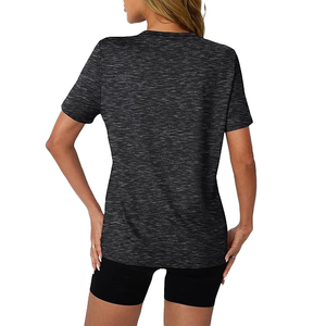 Camiseta de poliéster para mujer, detalle de malla suave, secado rápido, diseño ligero y transpirable, soporte flexible, sensación ligera - Product Image 3