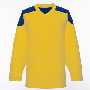 เสื้อเจอร์ซีย์ฝึกซ้อมฮ็อกกี้สำหรับผู้ชายและวัยรุ่นผ้าโพลีเอสเตอร์แห้งเร็วระบายอากาศได้ดี TBF-038สำหรับใส่เล่นฮ็อกกี้น้ำแข็ง - Product Image 3